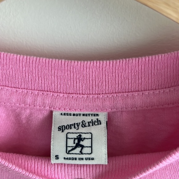 SOLD ** Sporty&Rich Long sleeve top. - Picture 3 of 4